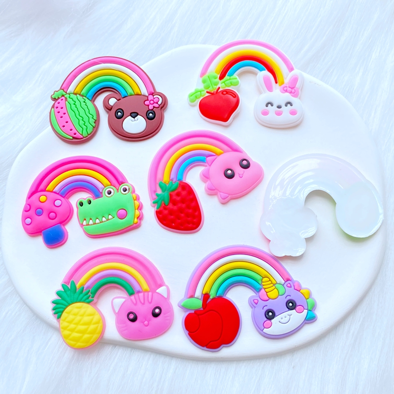 10Pcs New Cute Fruit Animal Ra - огляд і ціна Embellishment Glue Craft