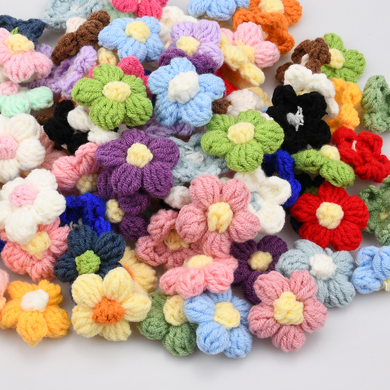 Handmade Crochet Five Petal Fl - огляд і ціна Craft Embellishment