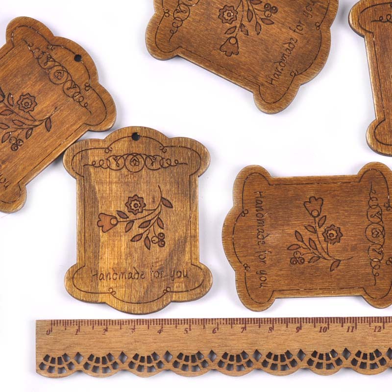 5Pcs/lot Flower Pattern Brown  - огляд і ціна Organza Ribbon Spool