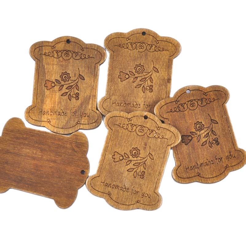 5Pcs/lot Flower Pattern Brown  - огляд і ціна Organza Ribbon Spool