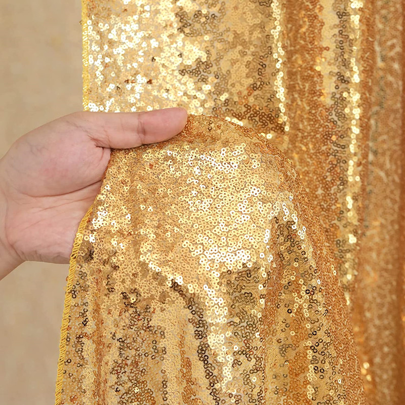 Gold/Silvery Sequin Backdrop C - огляд і ціна Sequin Fabric Panel