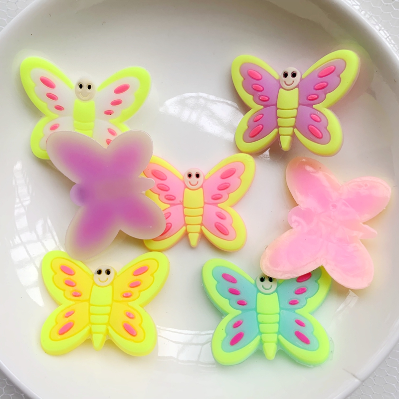 10pcs Cute Large butterfly PVC - огляд і ціна Embellishment Glue Craft