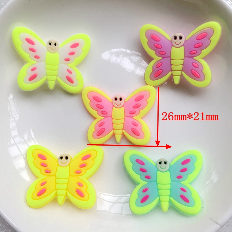 10pcs Cute Large butterfly PVC - огляд і ціна Embellishment Glue Craft