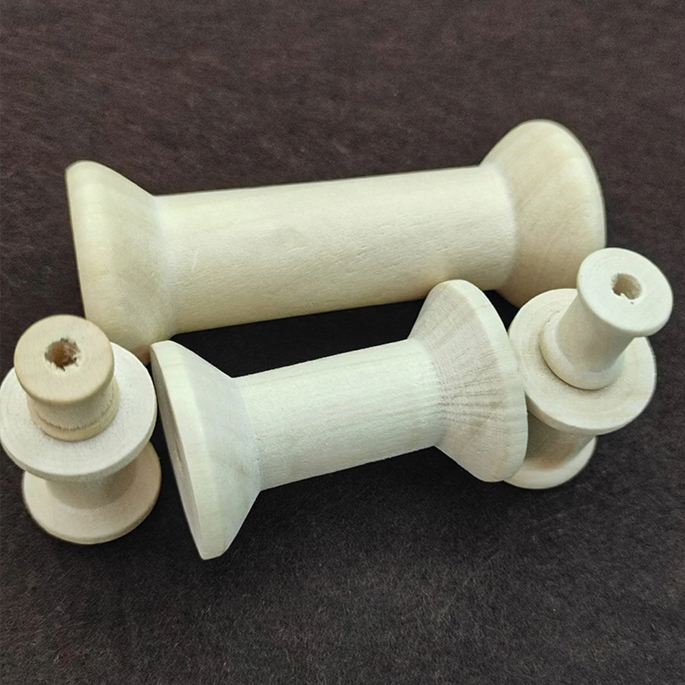 10/5Pcs Mini Wooden Bobbins Em - огляд і ціна Organza Ribbon Spool