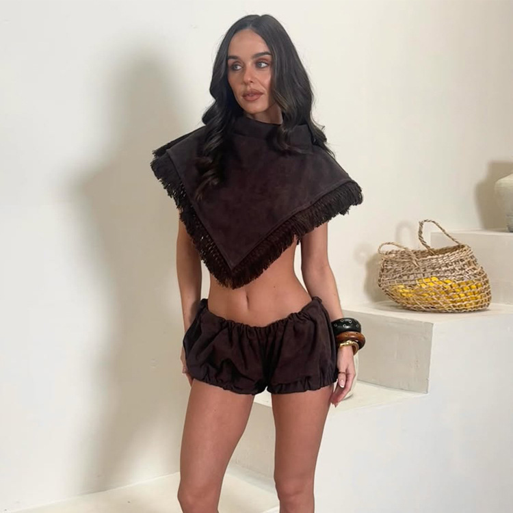 Women Fashion Tassel Cover Up  - огляд і ціна Tassel Fringe Trim
