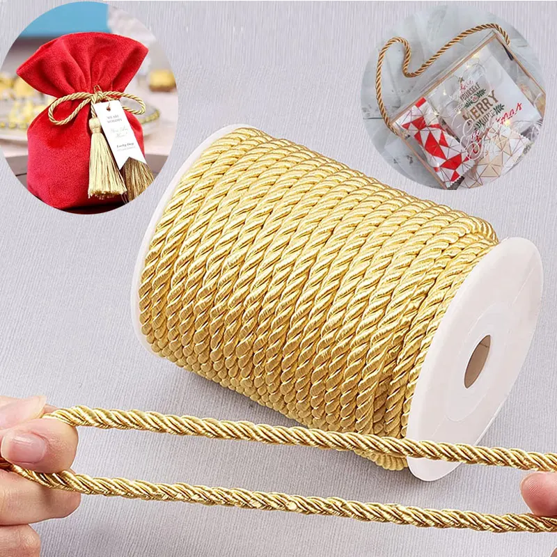 5mm 100yards Twisted Cord Rope - огляд і ціна Cord Trim Twisted