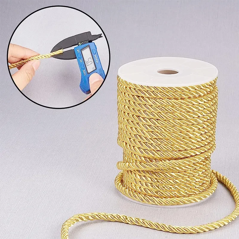 5mm 100yards Twisted Cord Rope - огляд і ціна Cord Trim Twisted