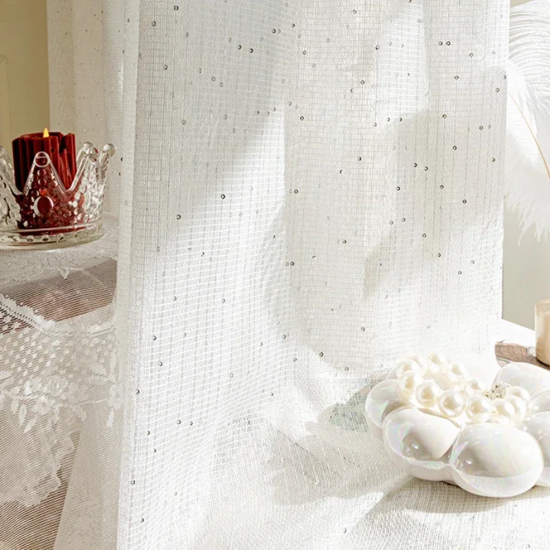 French Sheer Curtains for Livi - огляд і ціна Sequin Fabric Panel