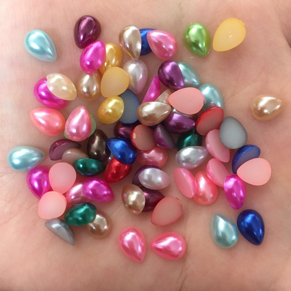 200PCS Resin Cute Drop Pearl B - огляд і ціна Embellishment Glue Craft