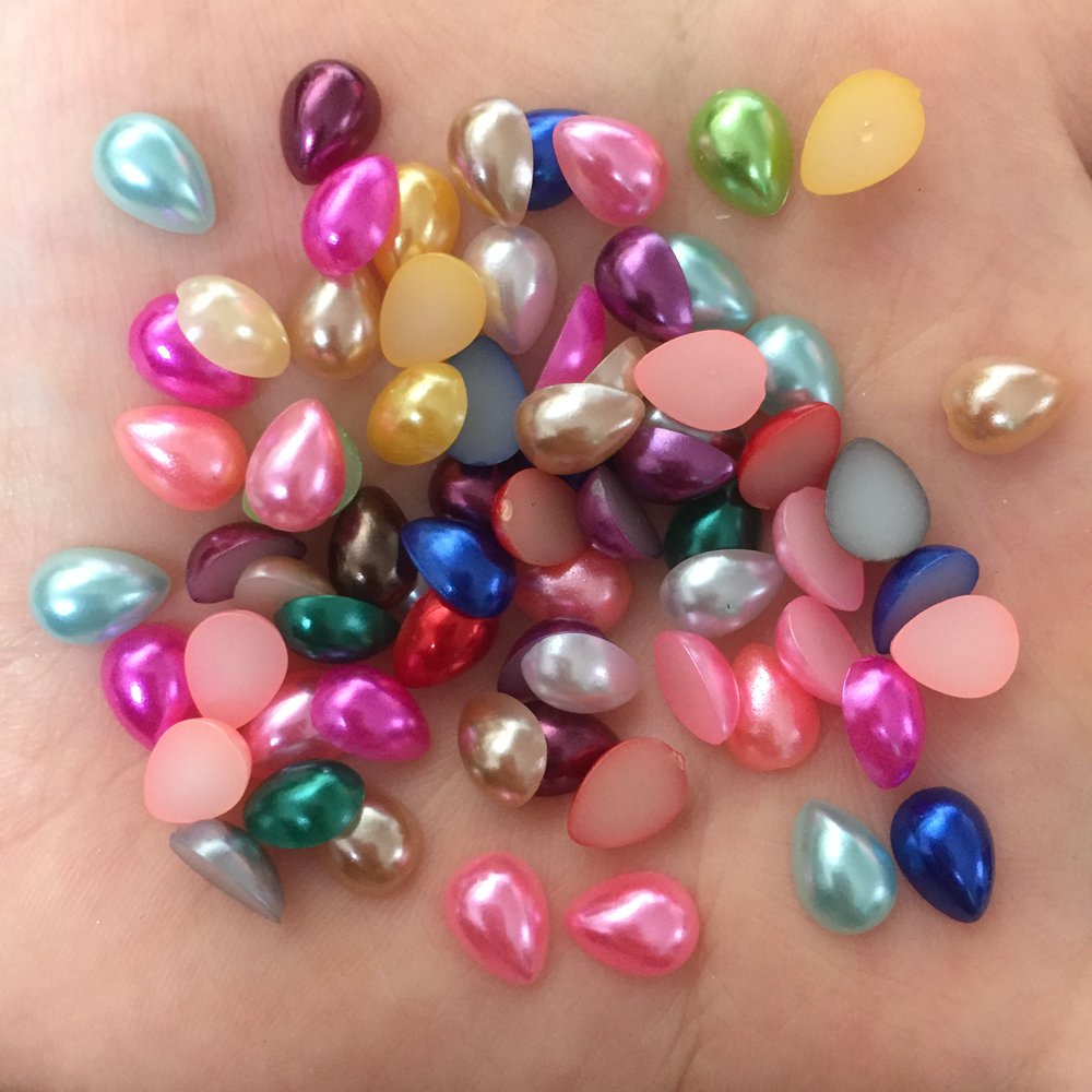 200PCS Resin Cute Drop Pearl B - огляд і ціна Embellishment Glue Craft