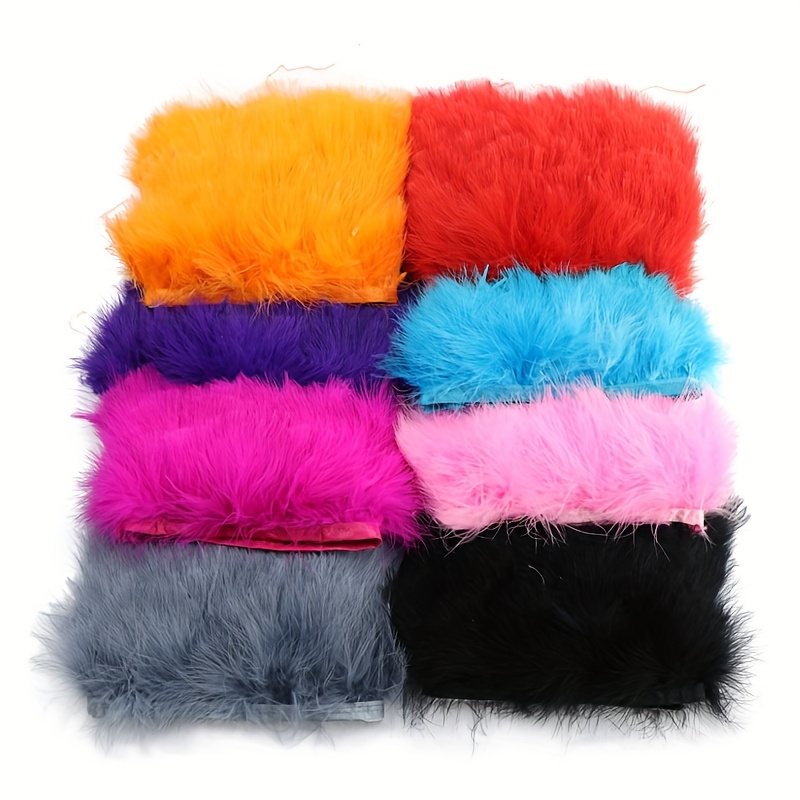 Fluffy Turkey Feathers Trim Fr - огляд і ціна Feather Trim Marabou