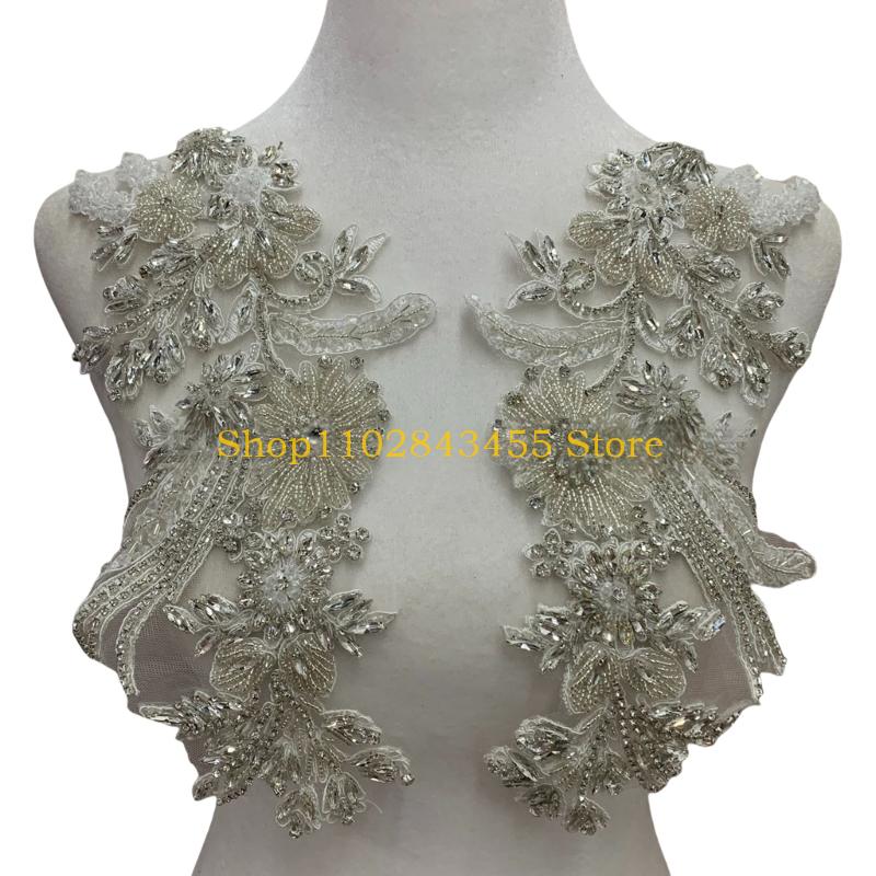 49MC Embroidery Beadwork Wheat - огляд і ціна Applique Patch Flower