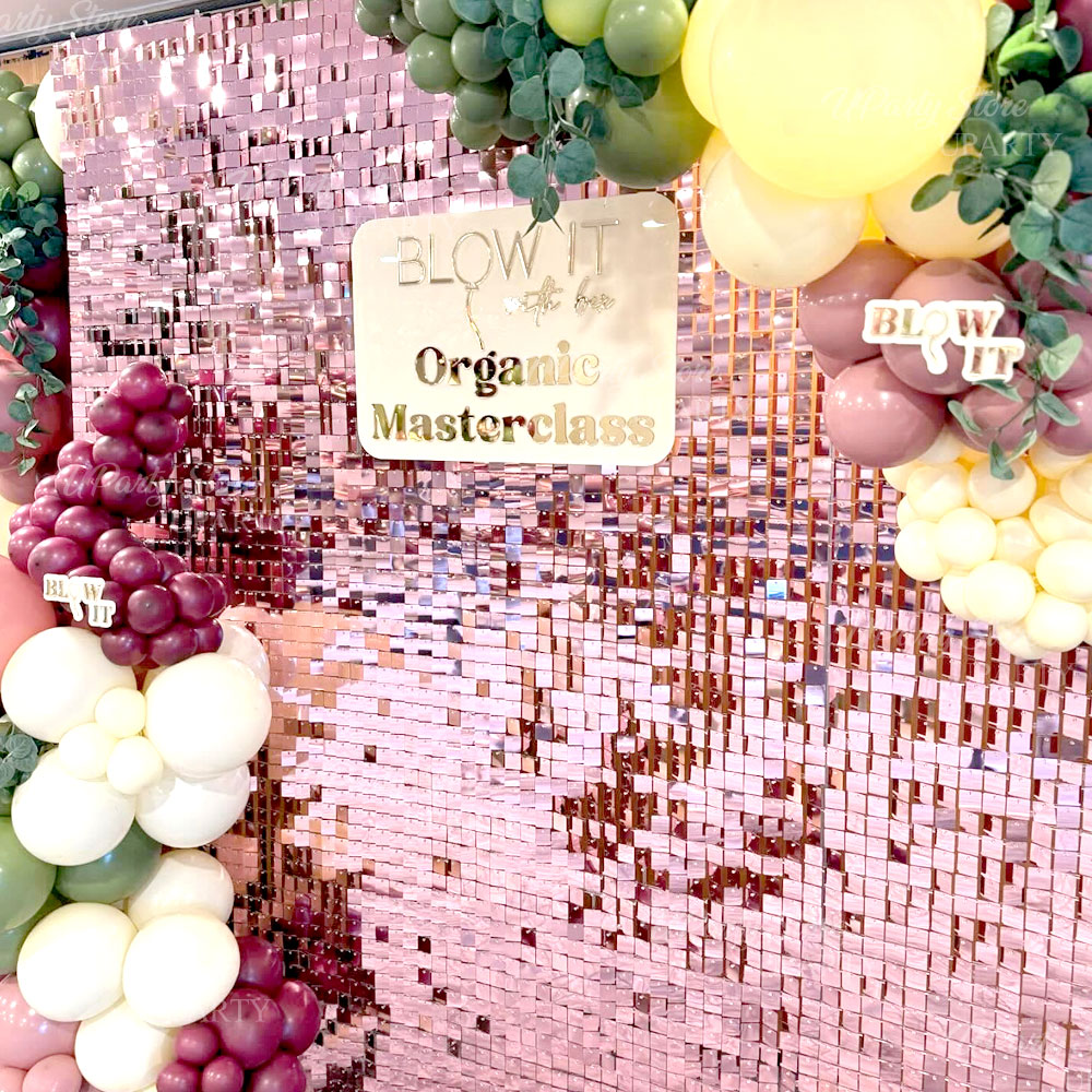 Shinny Pink Wall Backdrops Pan - огляд і ціна Sequin Fabric Panel