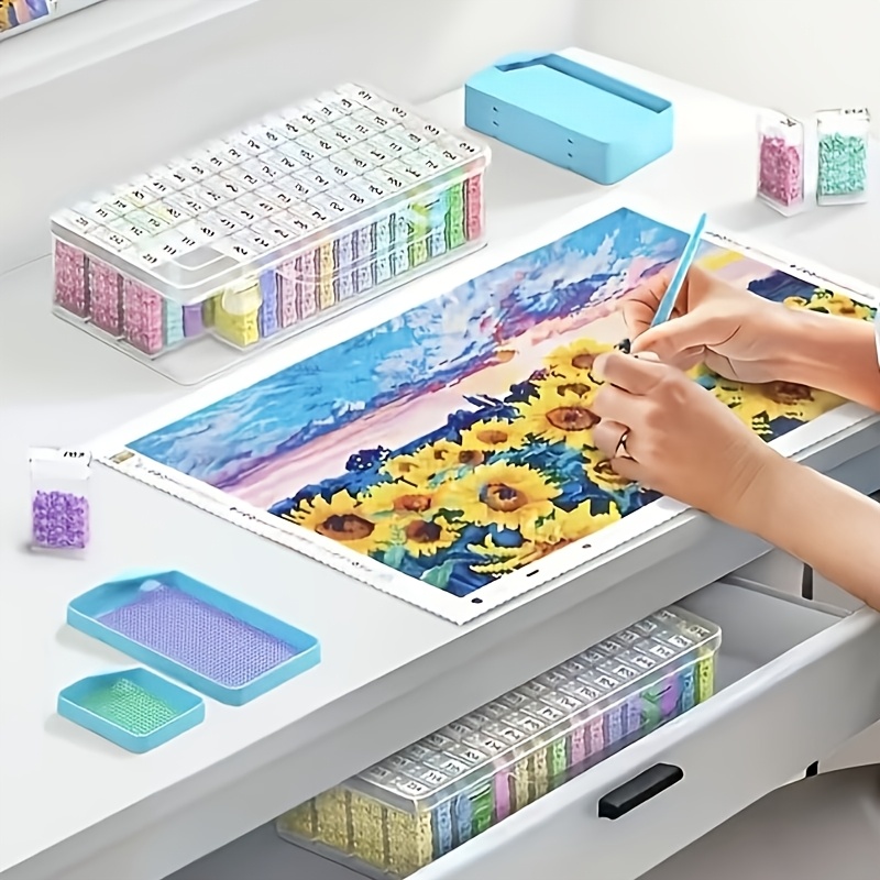 1/2/3/4Pack 64gird Diamond Pai - огляд і ціна Craft Embellishment Storage