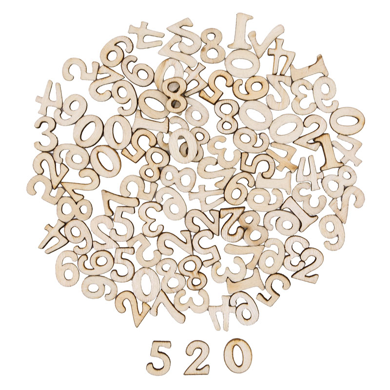 100pcs Letters Wooden Alphabet - огляд і ціна Craft Embellishment