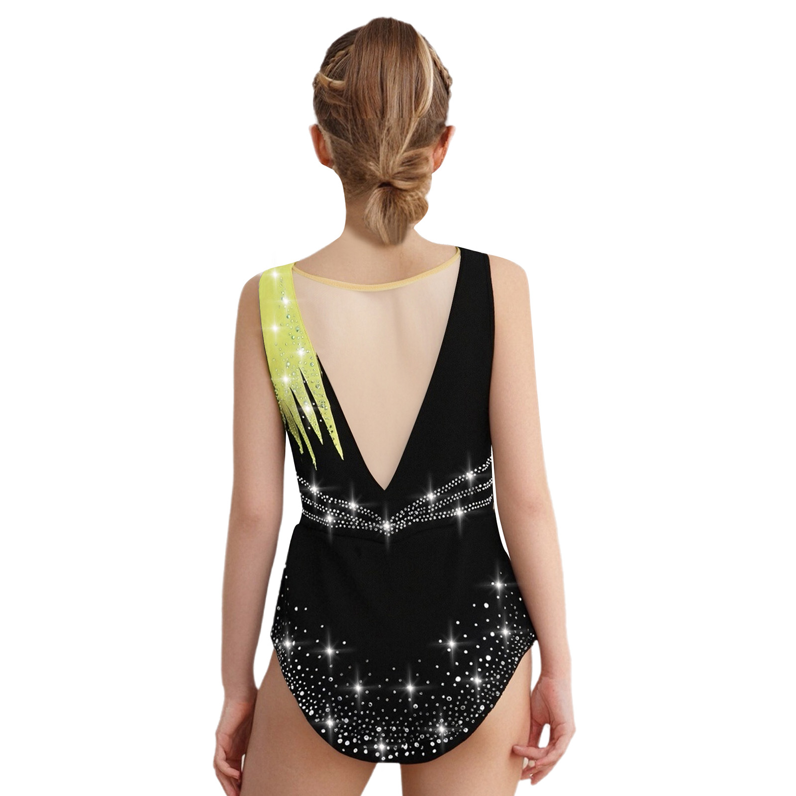 Kids Girls Figure Skating Rhyt - огляд і ціна Rhinestone Banding Trim