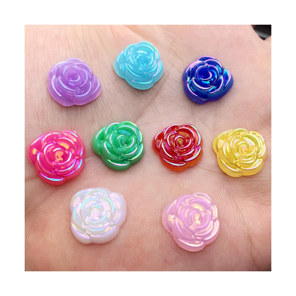40pcs 14mm Gold Rose Flowers R - огляд і ціна Embellishment Glue Craft