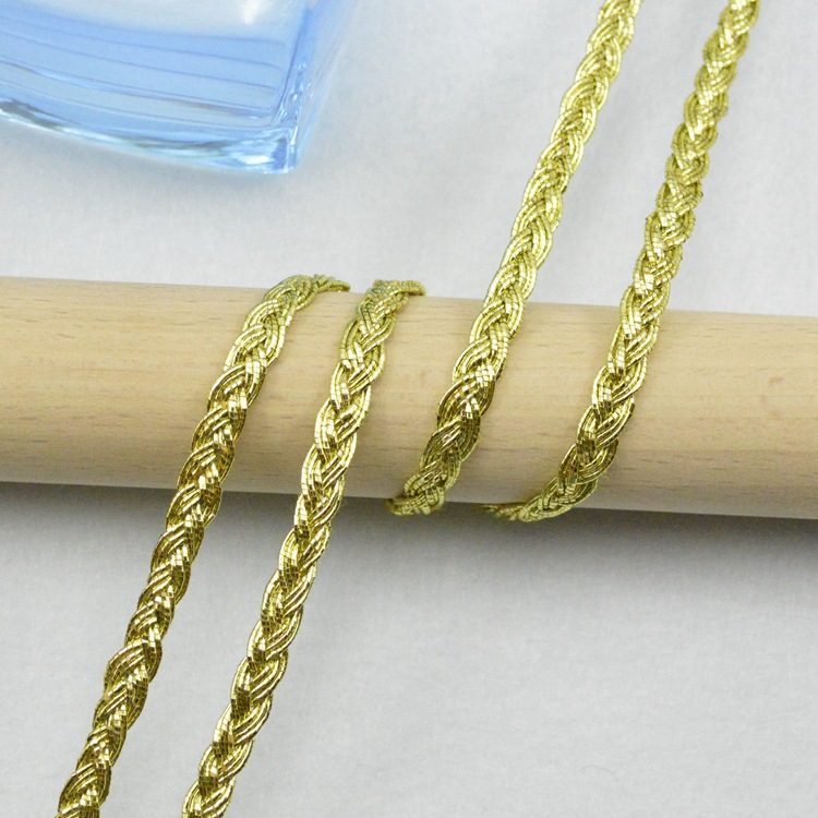 5m/16.4ft each Pack Metallic G - огляд і ціна Cord Trim Twisted