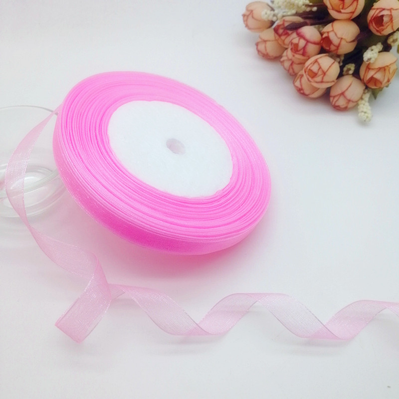 50 Yards 10/20/25mm Width Spoo - огляд і ціна Organza Ribbon Spool