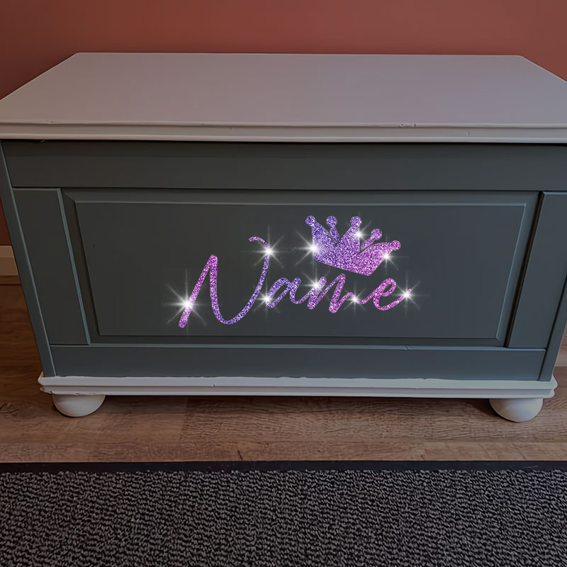 1PC Custom Glitter Crown and N - огляд і ціна Glitter Vinyl Roll
