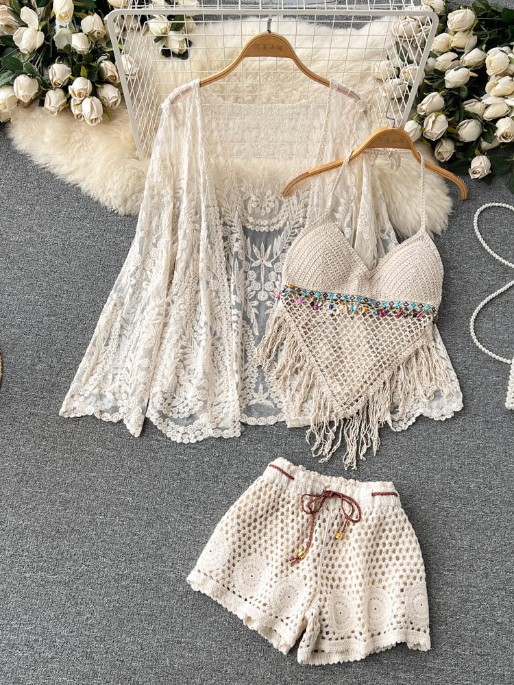 Summer New Holiday Suit Women' - огляд і ціна Tassel Fringe Trim
