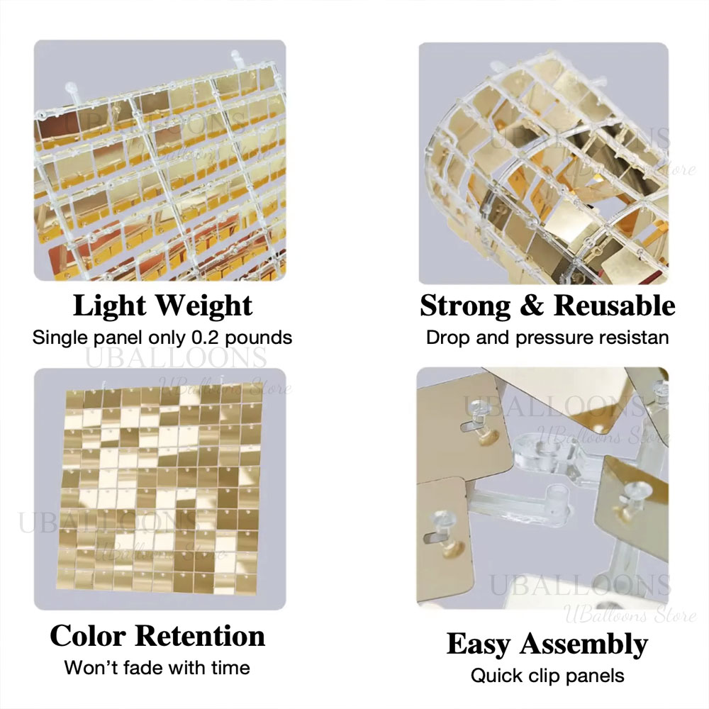 Matte Beige Gold Shimmer Sequi - огляд і ціна Sequin Fabric Panel