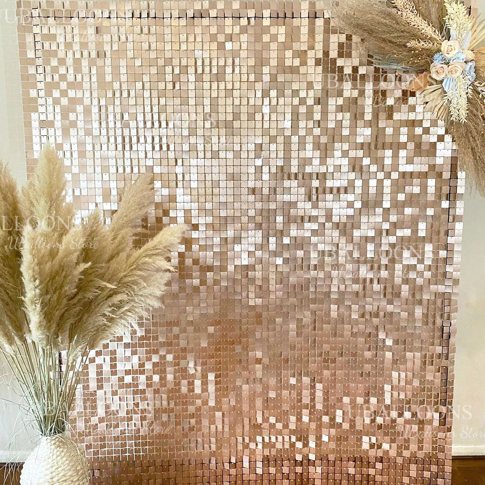Matte Beige Gold Shimmer Sequi - огляд і ціна Sequin Fabric Panel