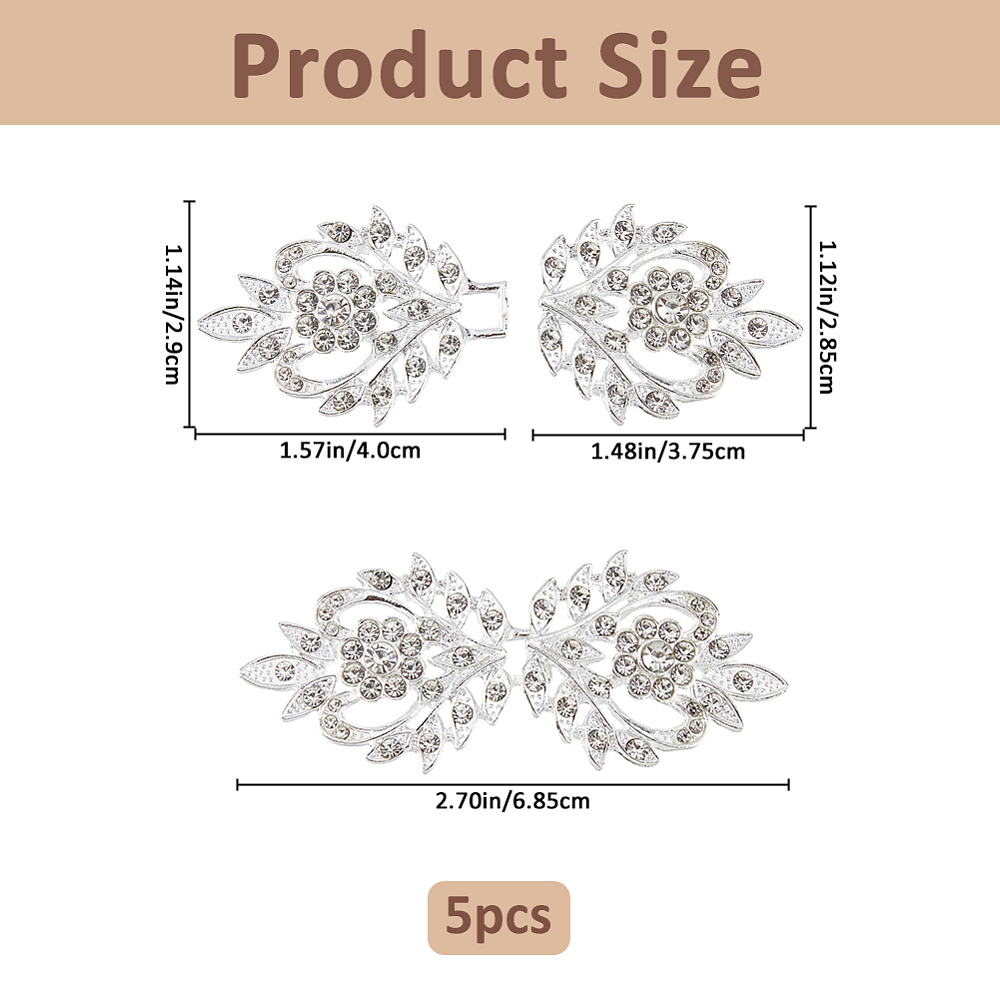 5 Pairs Rhinestone Cloak Clasp - огляд і ціна Sew On Rhinestone
