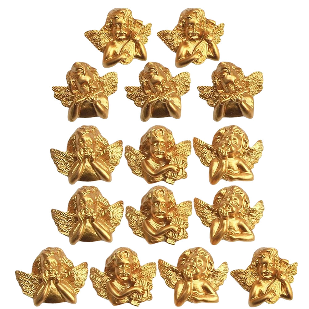 15pcs Resin Angel Accessories  - огляд і ціна Craft Embellishment Storage