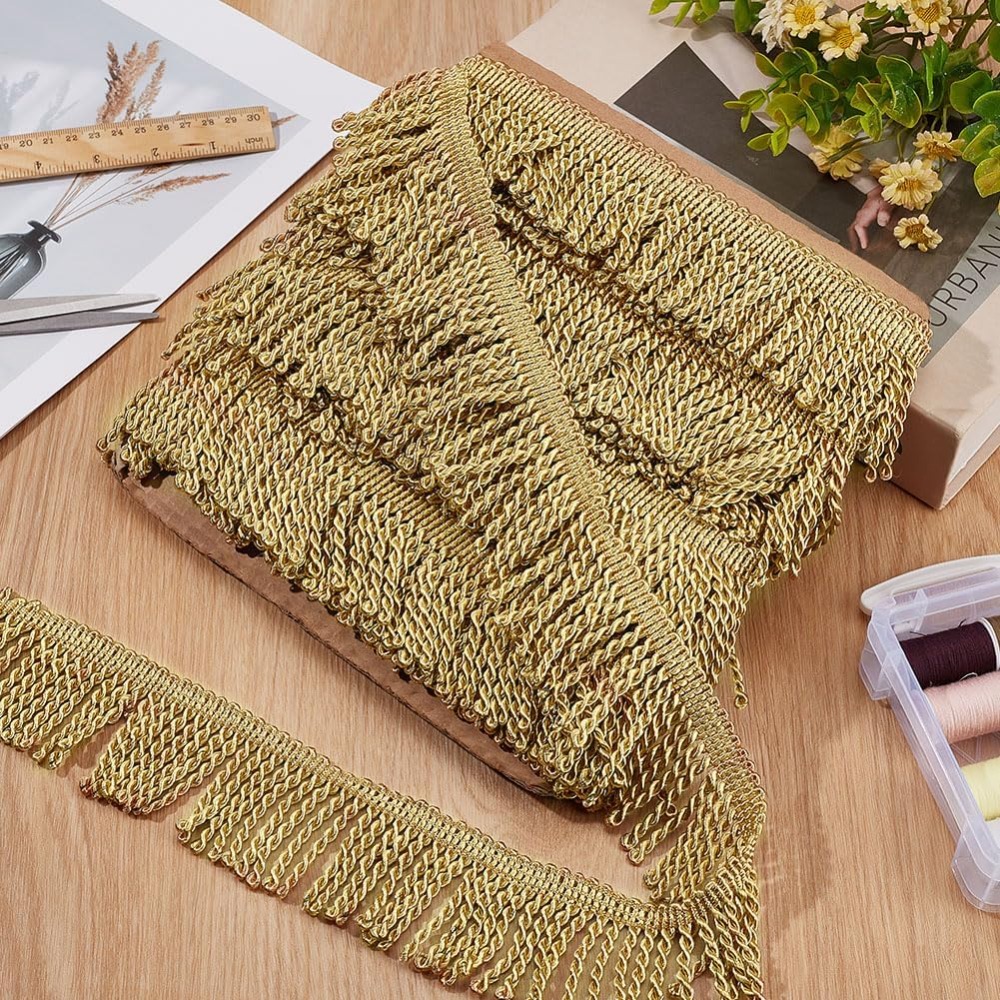 12 Yardsx2.2Inch Fringe Trim C - огляд і ціна Tassel Fringe Trim