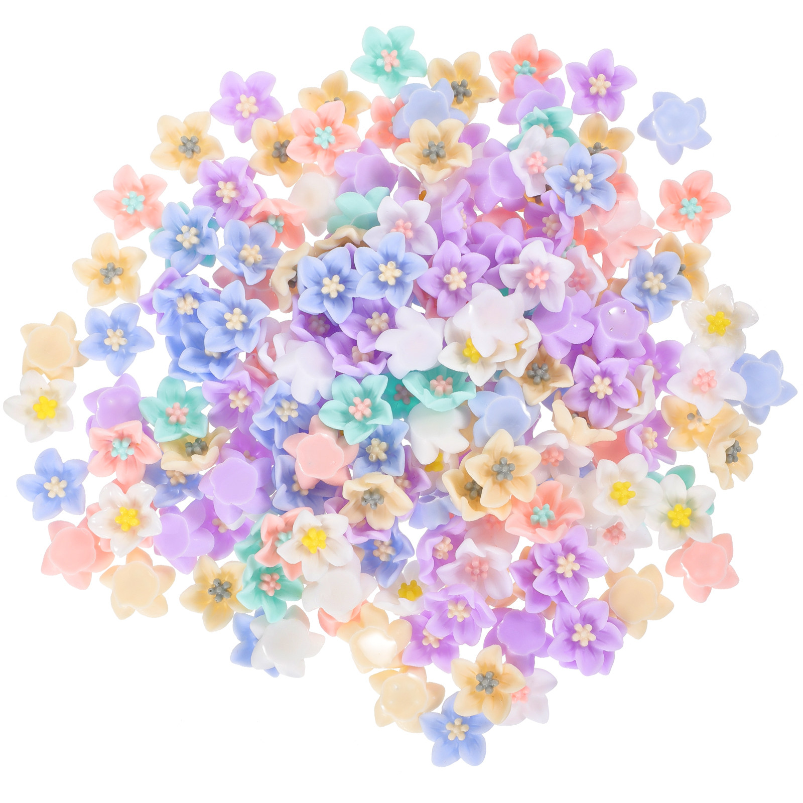 200Pcs Unique Resin Flower Emb - огляд і ціна Craft Embellishment
