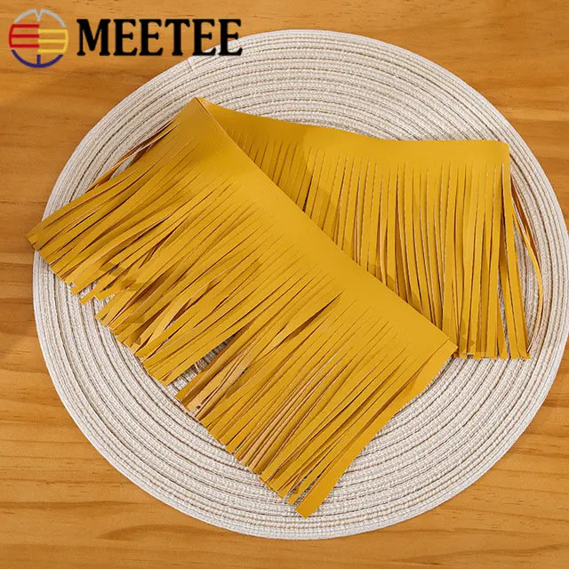 1Meter Meetee 10-30cmX5mm PU L - огляд і ціна Fringe Ribbon Sewing