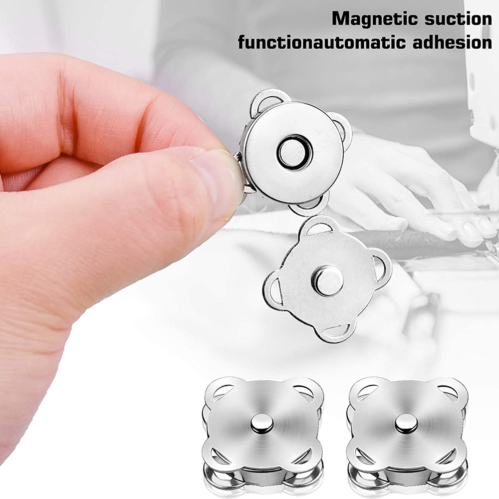 20 Sets Magnetic Button Metal  - огляд і ціна Iron On Stud Set
