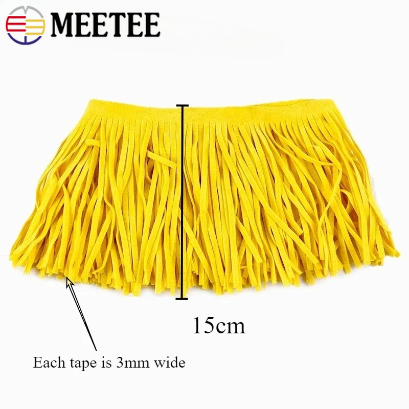 1-5M 15cm Suede Tassel Fringes - огляд і ціна Fringe Ribbon Sewing