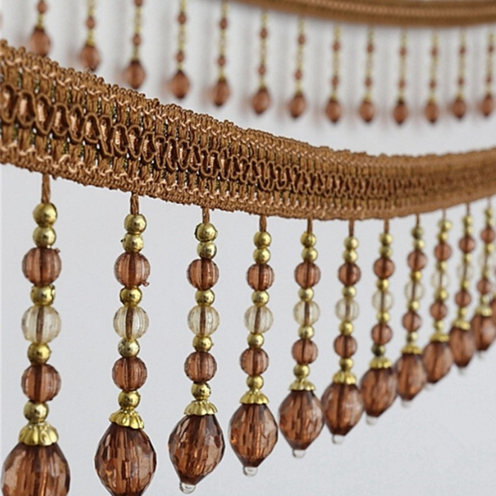 12yards Briaded Hanging Beads  - огляд і ціна Fringe Ribbon Sewing