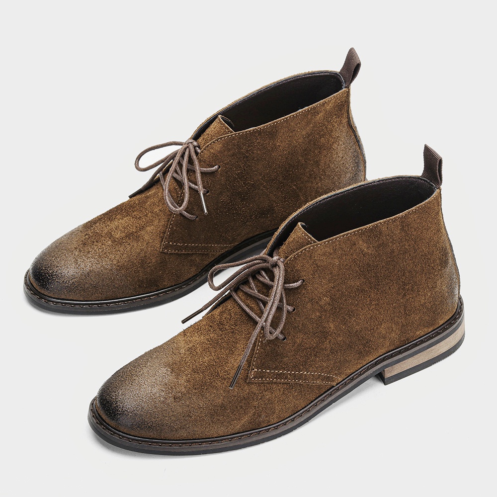 Leather Boots Retro Comfortabl - огляд і ціна Guipure Lace Panel