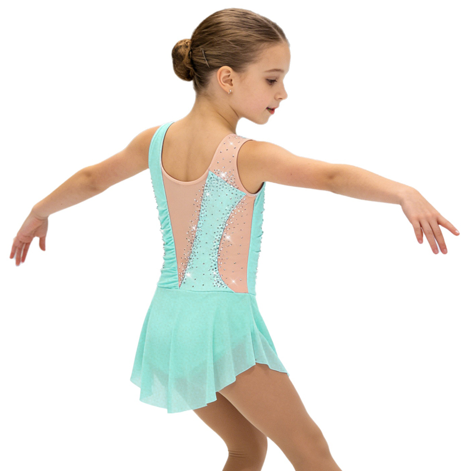 Kids Girls Figure Ice Skating  - огляд і ціна Rhinestone Banding Trim