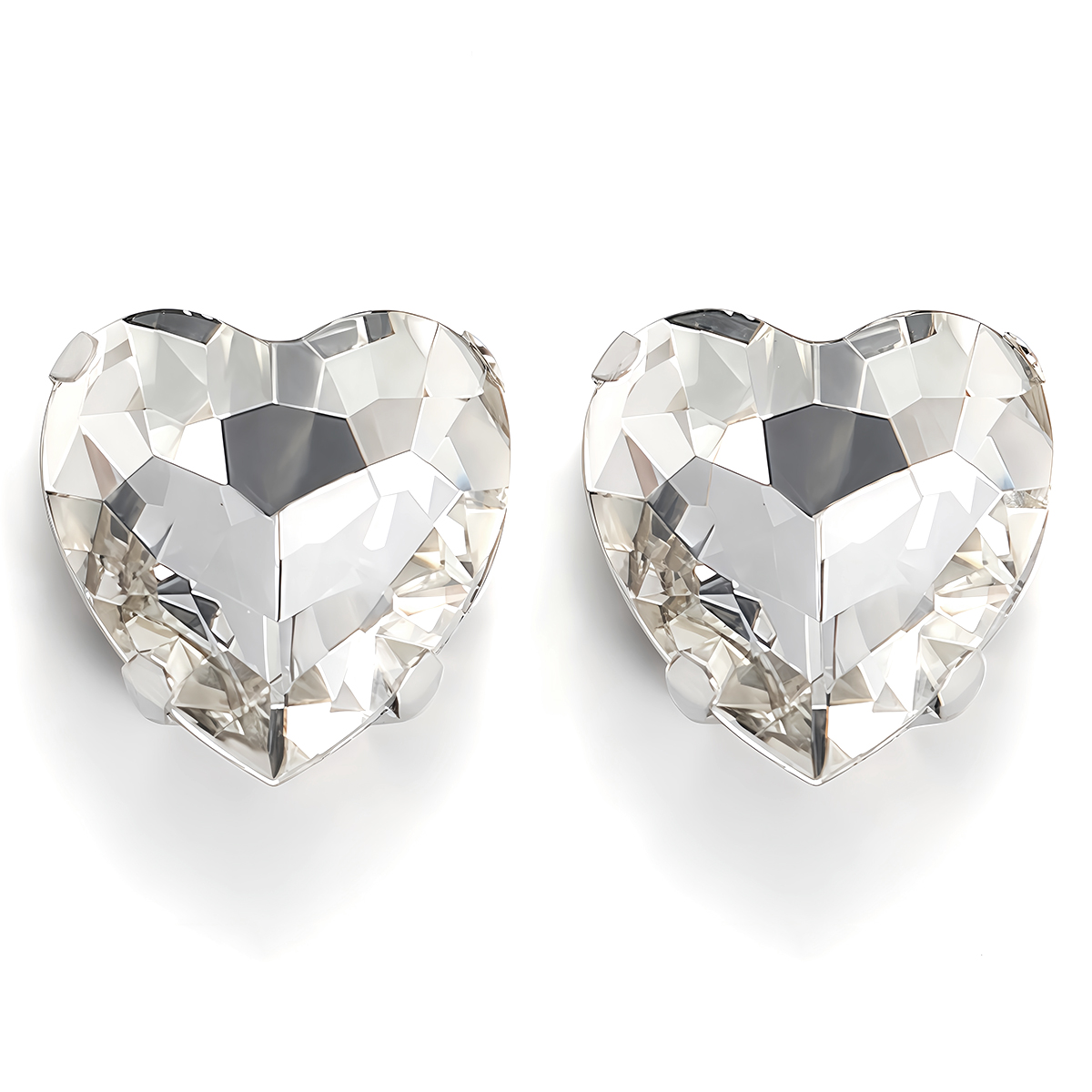 Heart Shape Glass Rhinestones  - огляд і ціна Sew On Rhinestone