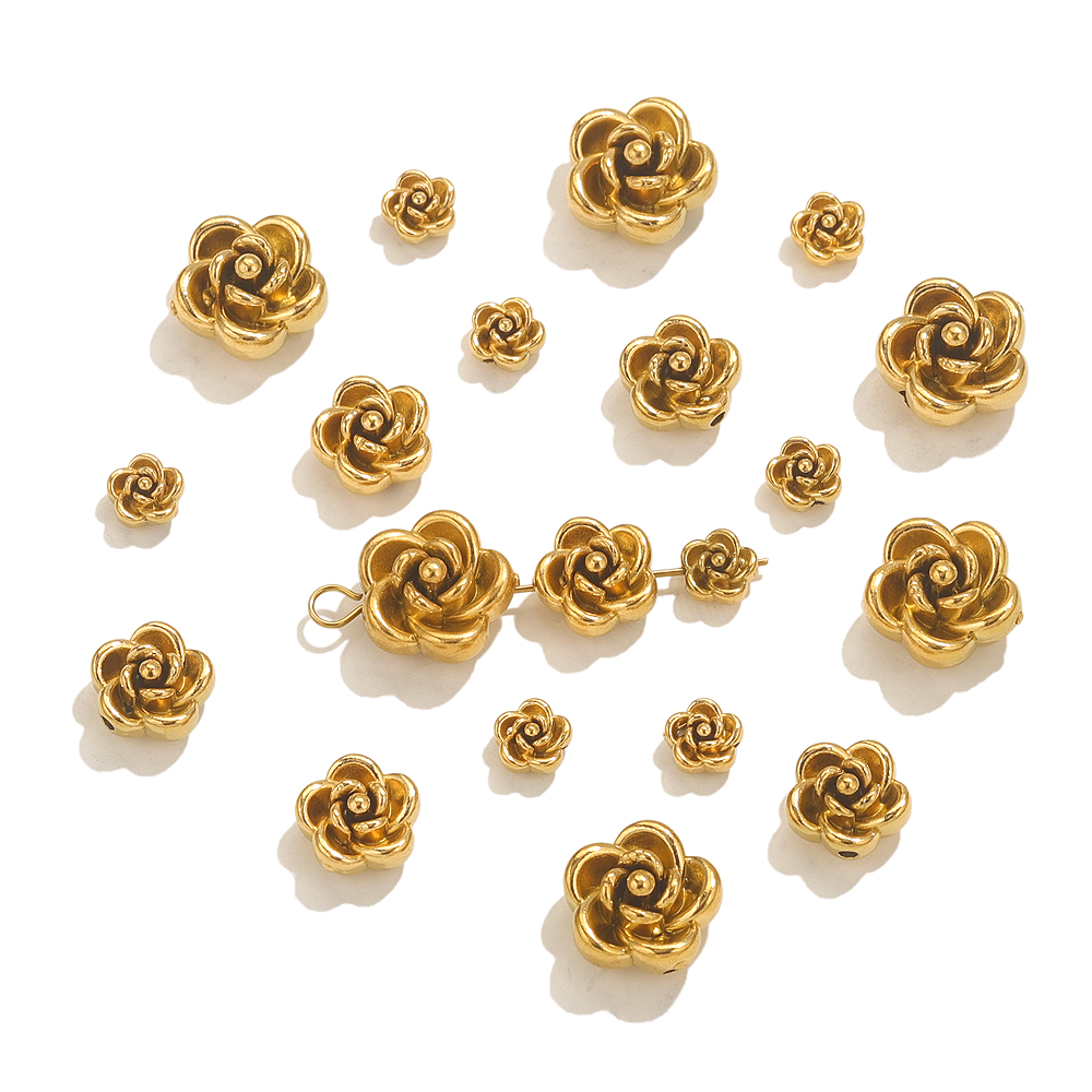 10pcs Stainless Steel Rose Flo - огляд і ціна Embellishment Crafts