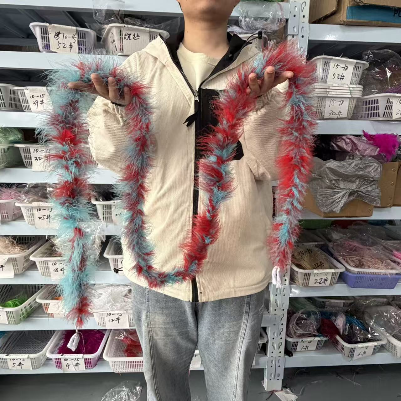 Multicolored 2Meters Marabou F - огляд і ціна Feather Trim Marabou