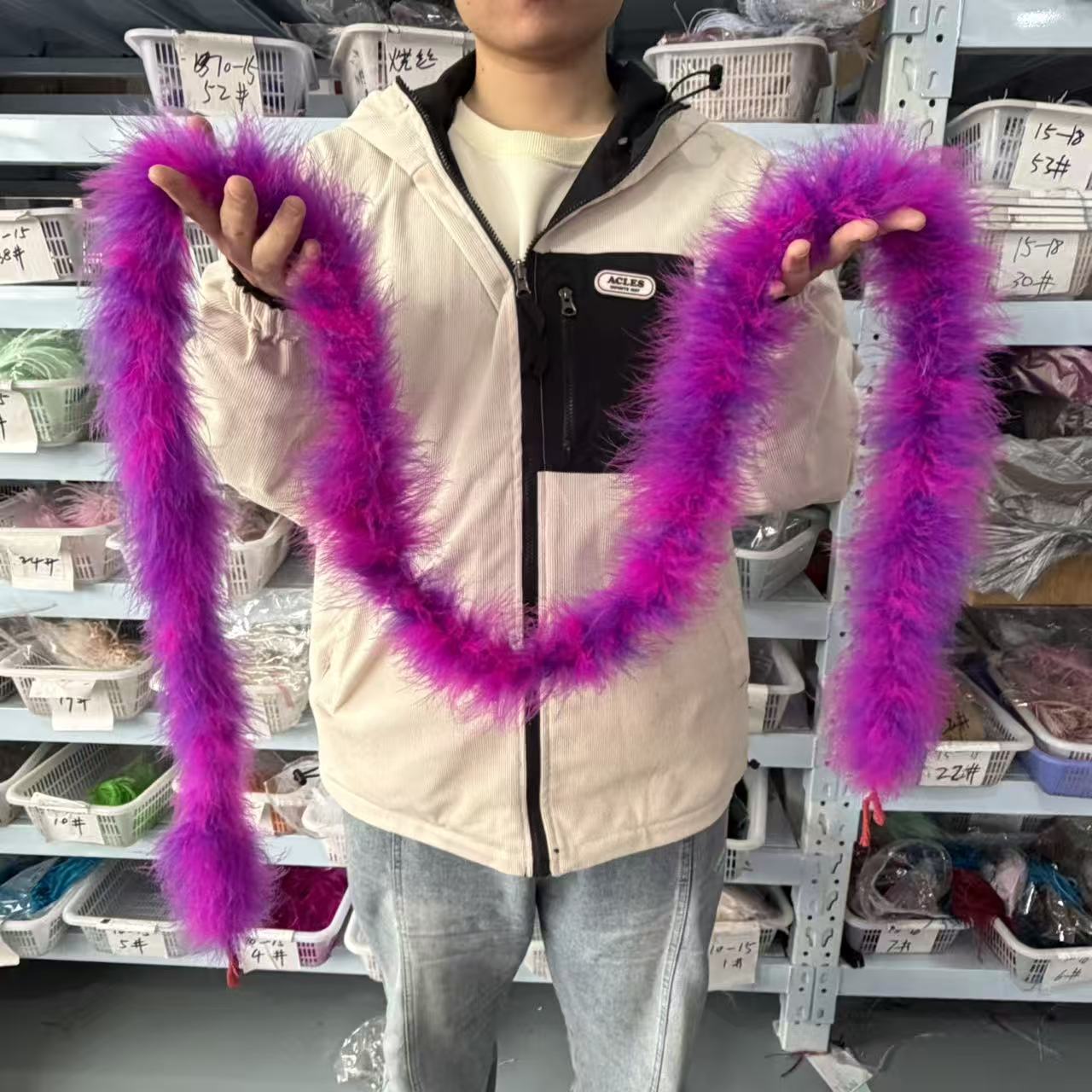 Multicolored 2Meters Marabou F - огляд і ціна Feather Trim Marabou