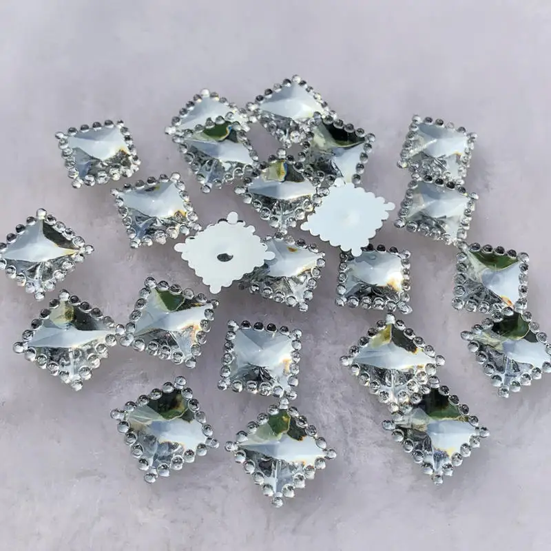 80pcs 12mm Crystal Acrylic Rhi - огляд і ціна Embellishment Glue Craft
