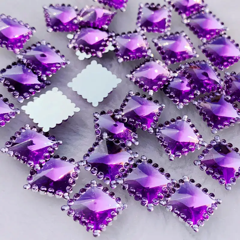 80pcs 12mm Crystal Acrylic Rhi - огляд і ціна Embellishment Glue Craft