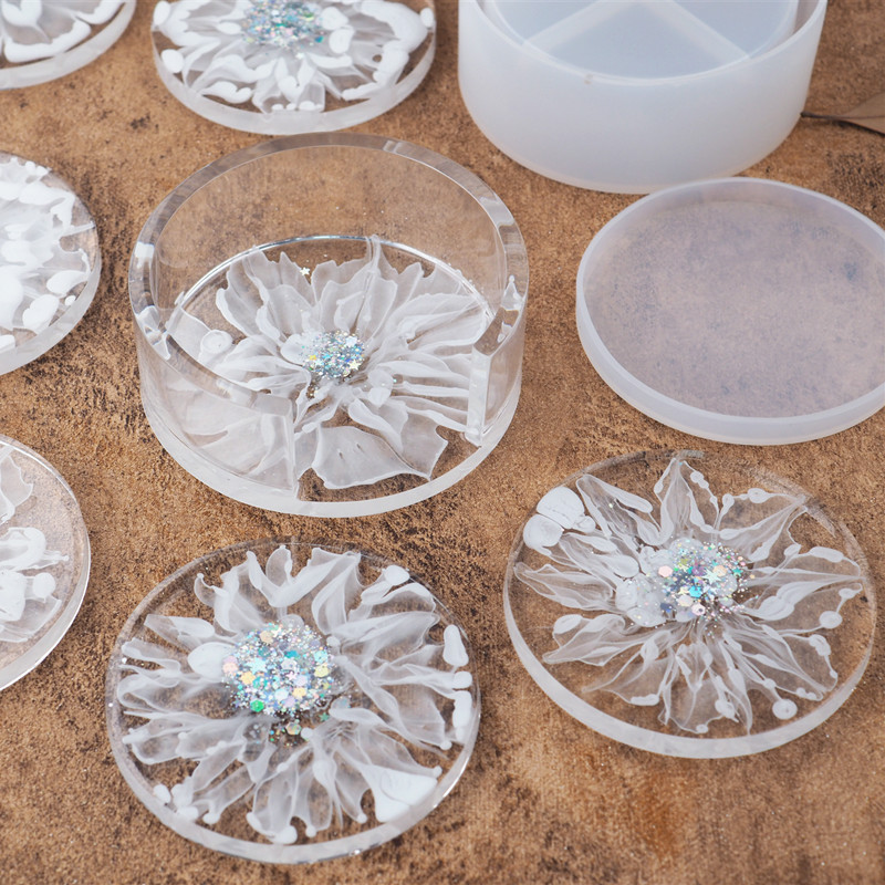 SNASAN Coaster Cup Mat Silicon - огляд і ціна Craft Embellishment Storage