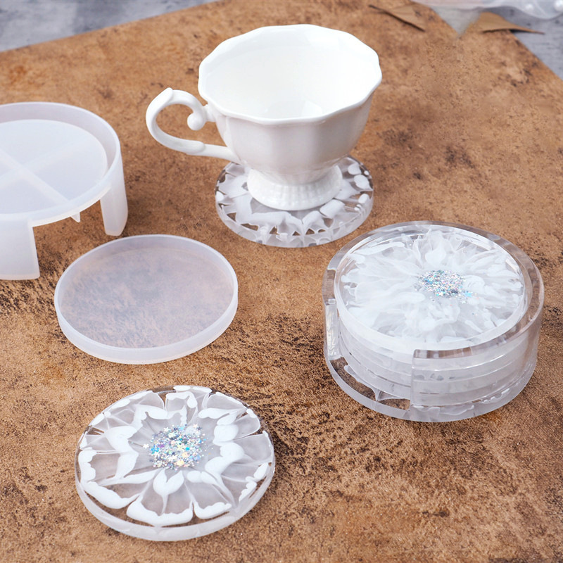 SNASAN Coaster Cup Mat Silicon - огляд і ціна Craft Embellishment Storage