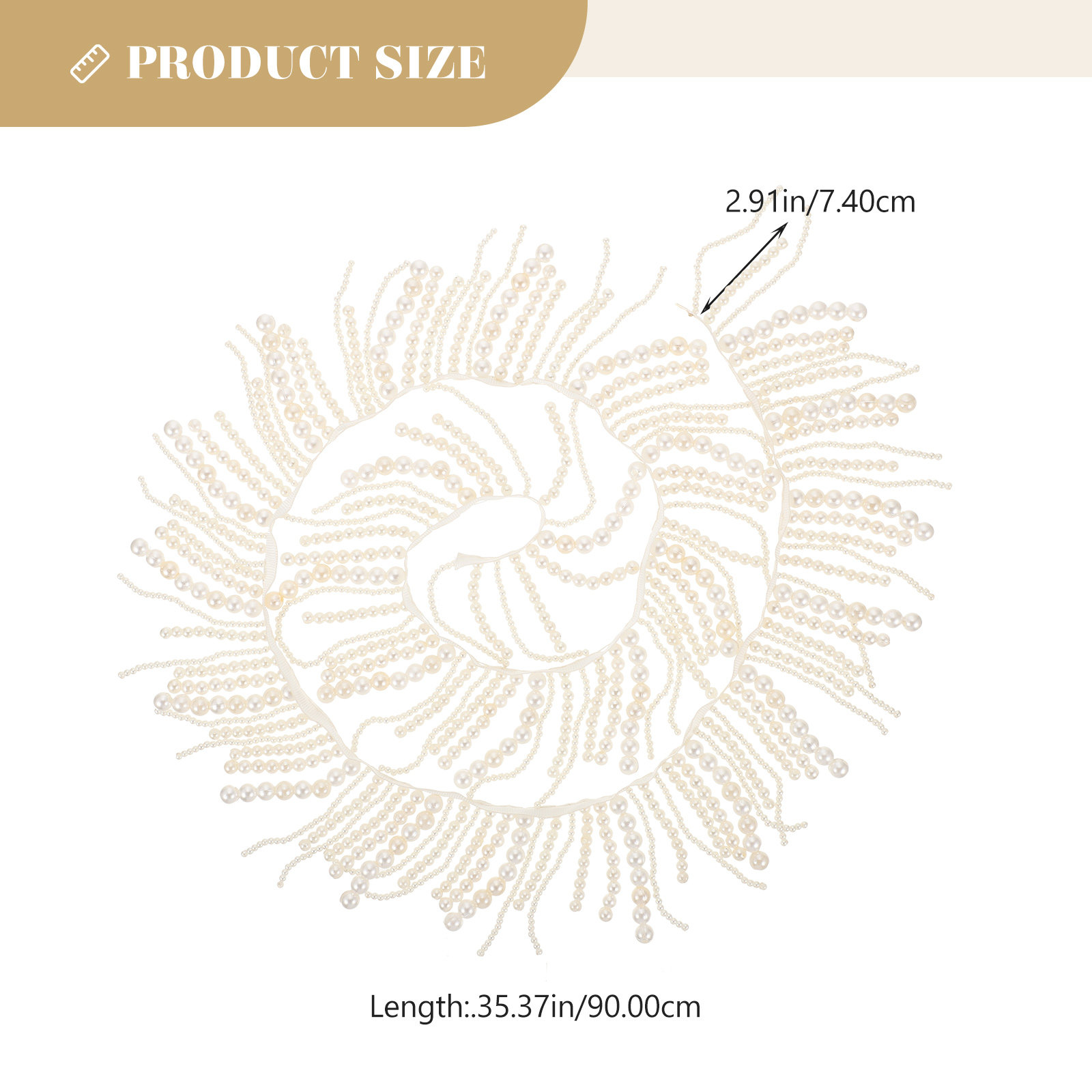 Clothing Pearl Trim Delicate P - огляд і ціна Tassel Fringe Trim