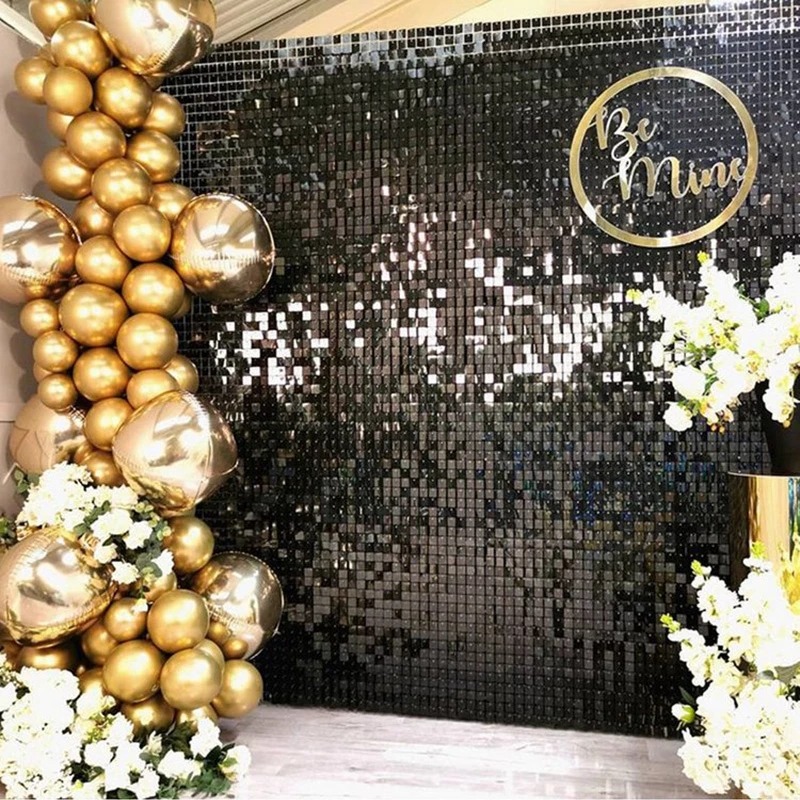 12/16/18/24PCS Shimmer Wall Ba - огляд і ціна Sequin Fabric Panel