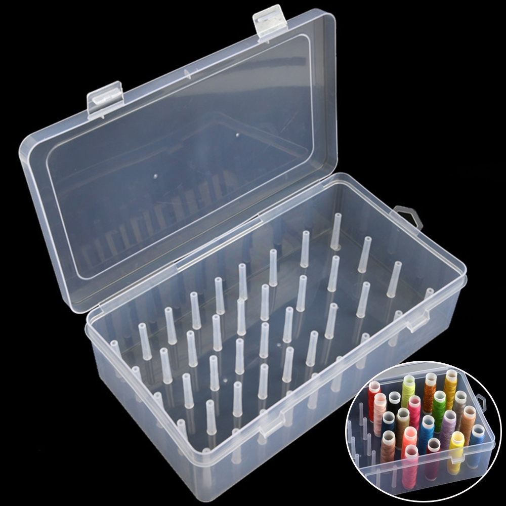 New Sewing Thread Box 42 Piece - огляд і ціна Craft Embellishment Storage