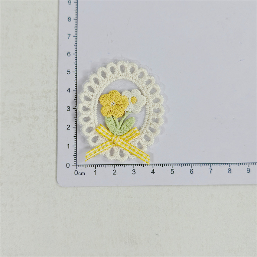 10PCS New Spring Summer Fresh  - огляд і ціна Applique Patch Flower