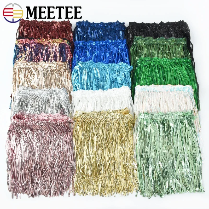 1-5Yard 17cm Latin Dance Fring - огляд і ціна Fringe Ribbon Sewing